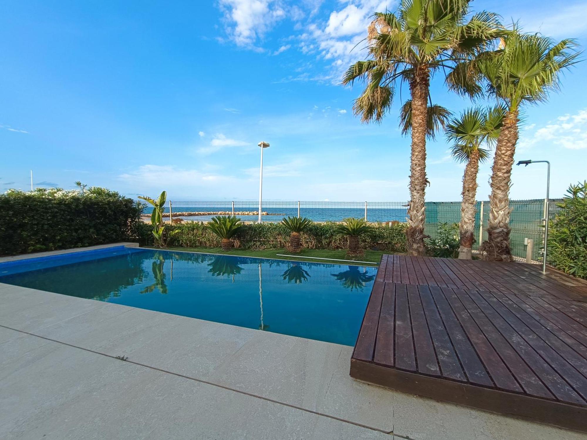 Willa Casa Del Mar, Piscina Privada Frente Al Mar Cullera Zewnętrze zdjęcie