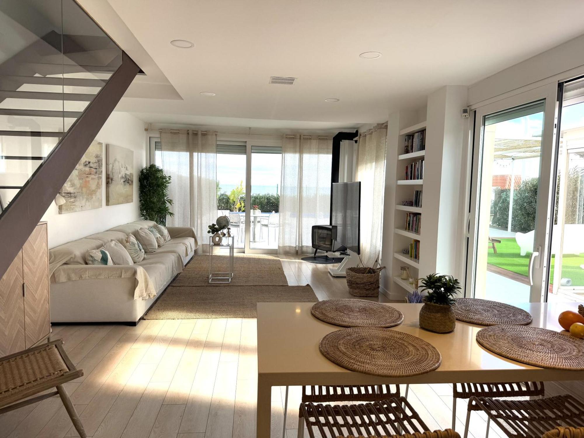 Willa Casa Del Mar, Piscina Privada Frente Al Mar Cullera Zewnętrze zdjęcie