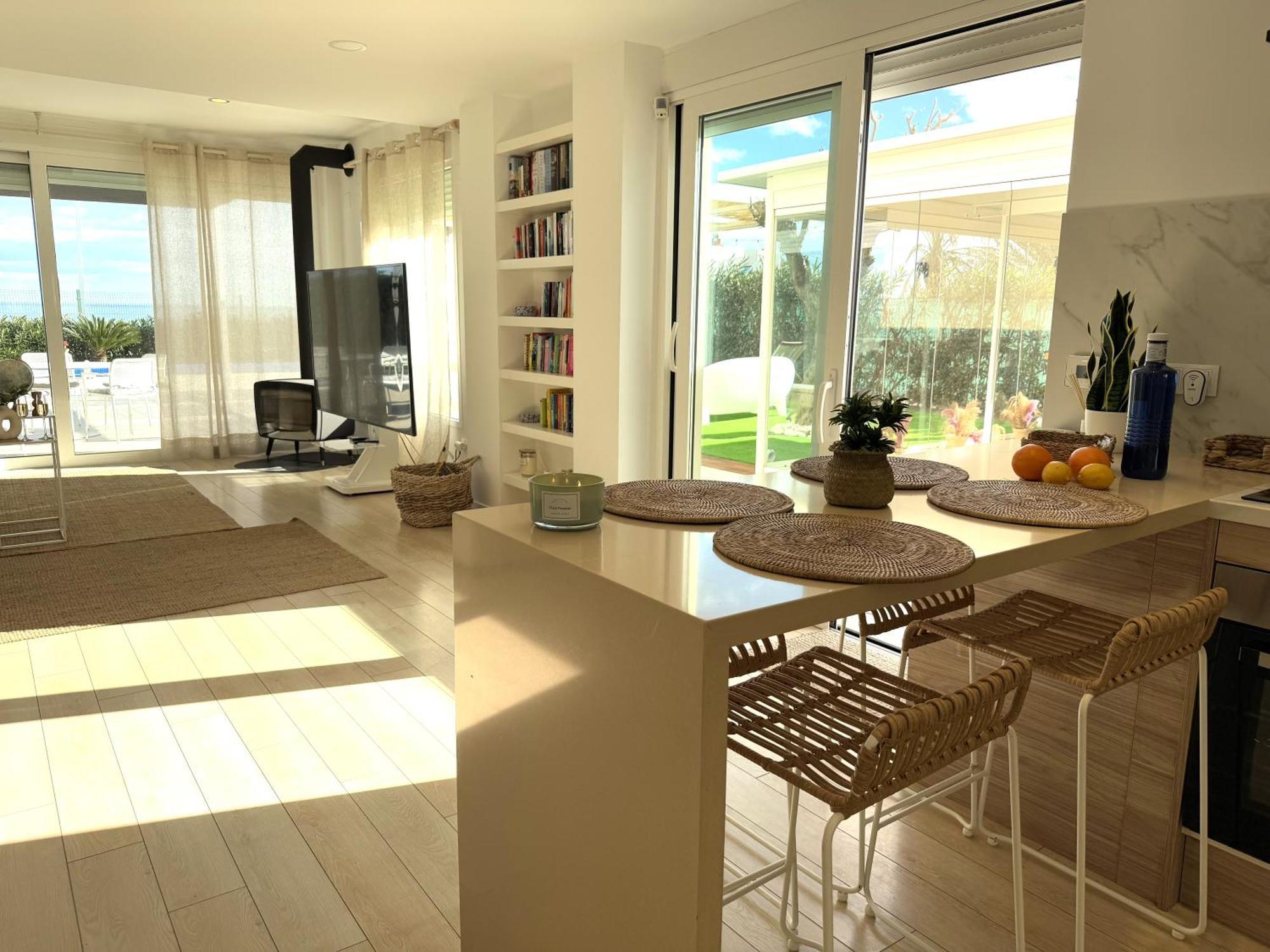 Willa Casa Del Mar, Piscina Privada Frente Al Mar Cullera Zewnętrze zdjęcie